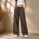 Linen Cargo Pants